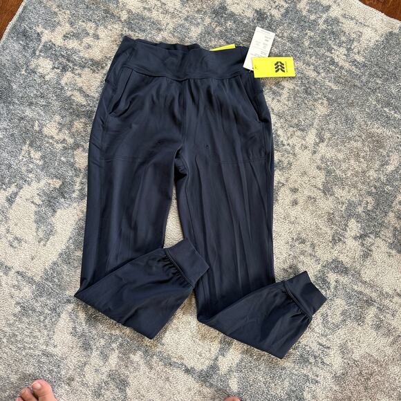 All in Motion Girls Active Joggers Leggings Blue Stretchy High Rise NEW XS 4/5 - Picture 1 of 6